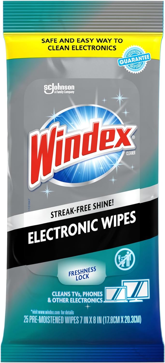 Windex Electronic Cleaning Wipes 25 Count