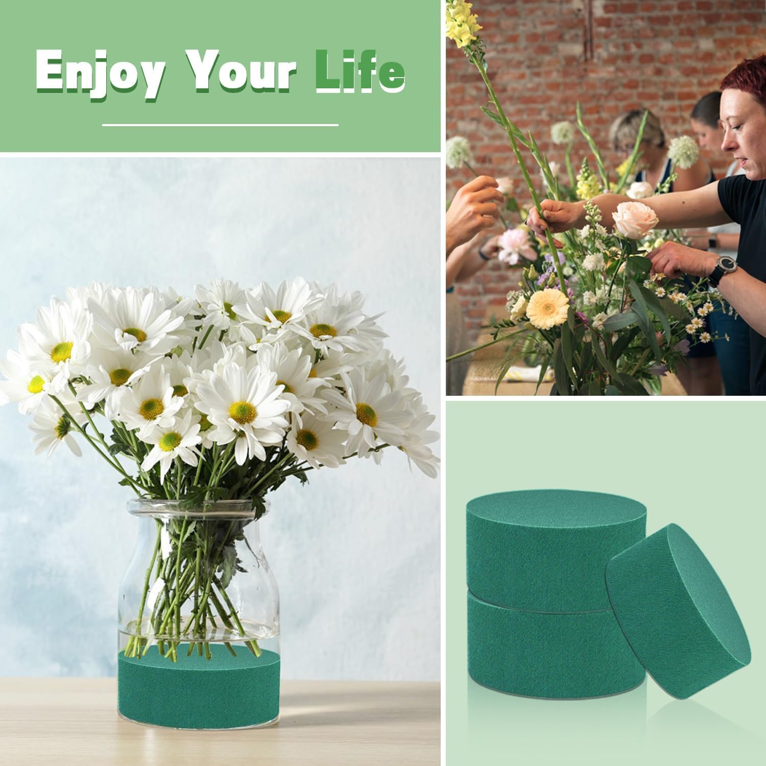 SupKing 8 Pcs Floral foam Blocks for Flower Arrangements