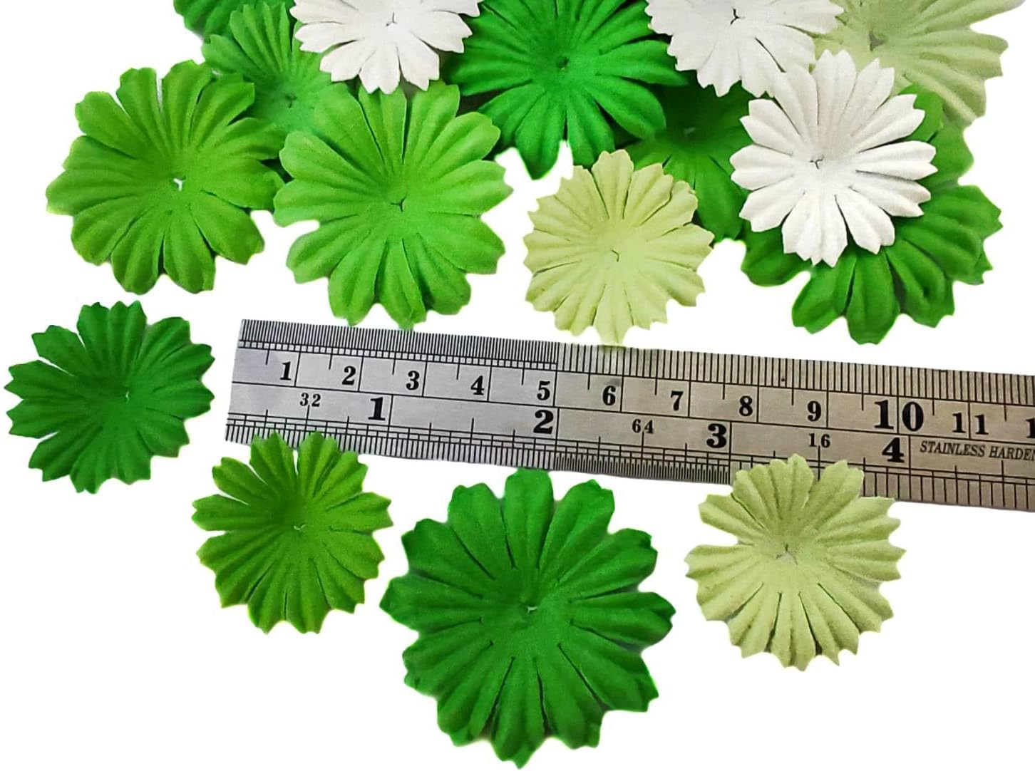 Daisy Petals Mulberry Paper Flowers Handmade for DIY Crafts Supplies