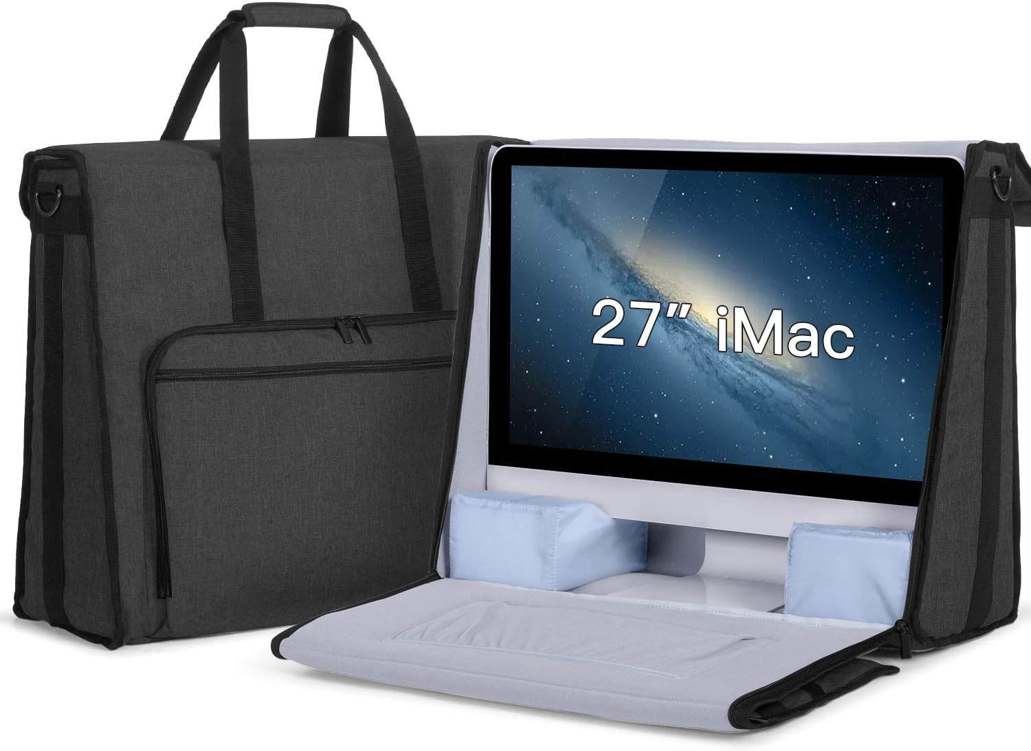 Damero Tote Bag for Apple 27 Inch iMac Desktop