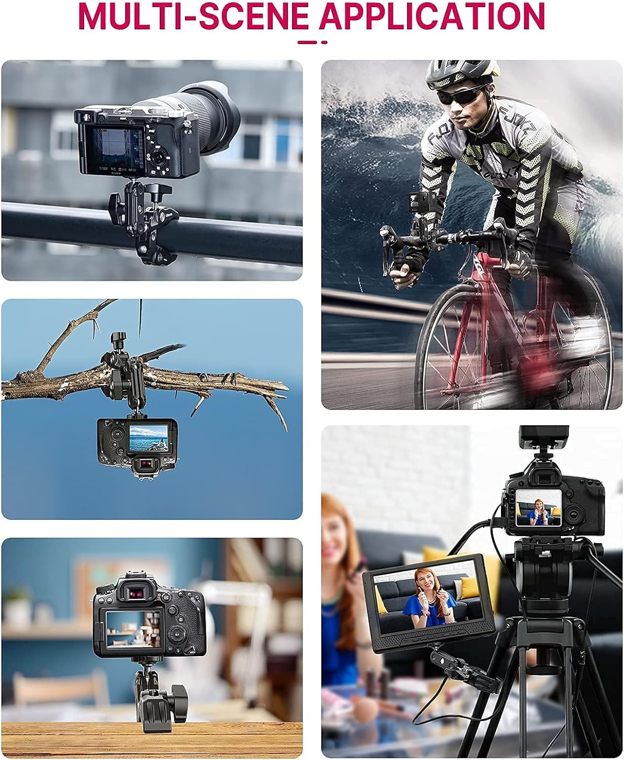 ULANZI Super Clamp for Camera Monitor Mounts