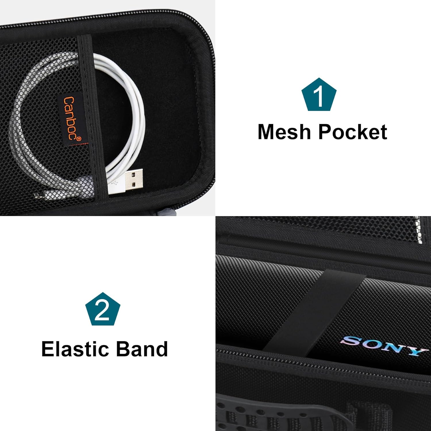 Canboc ULT Field 3 Speaker Carrying Case Black