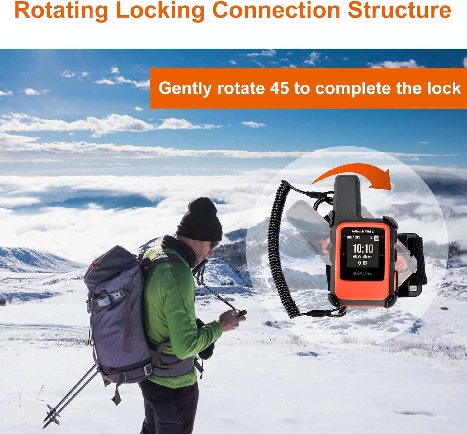 iGuerburn Backpack Tether for Garmin inReach Mini 2