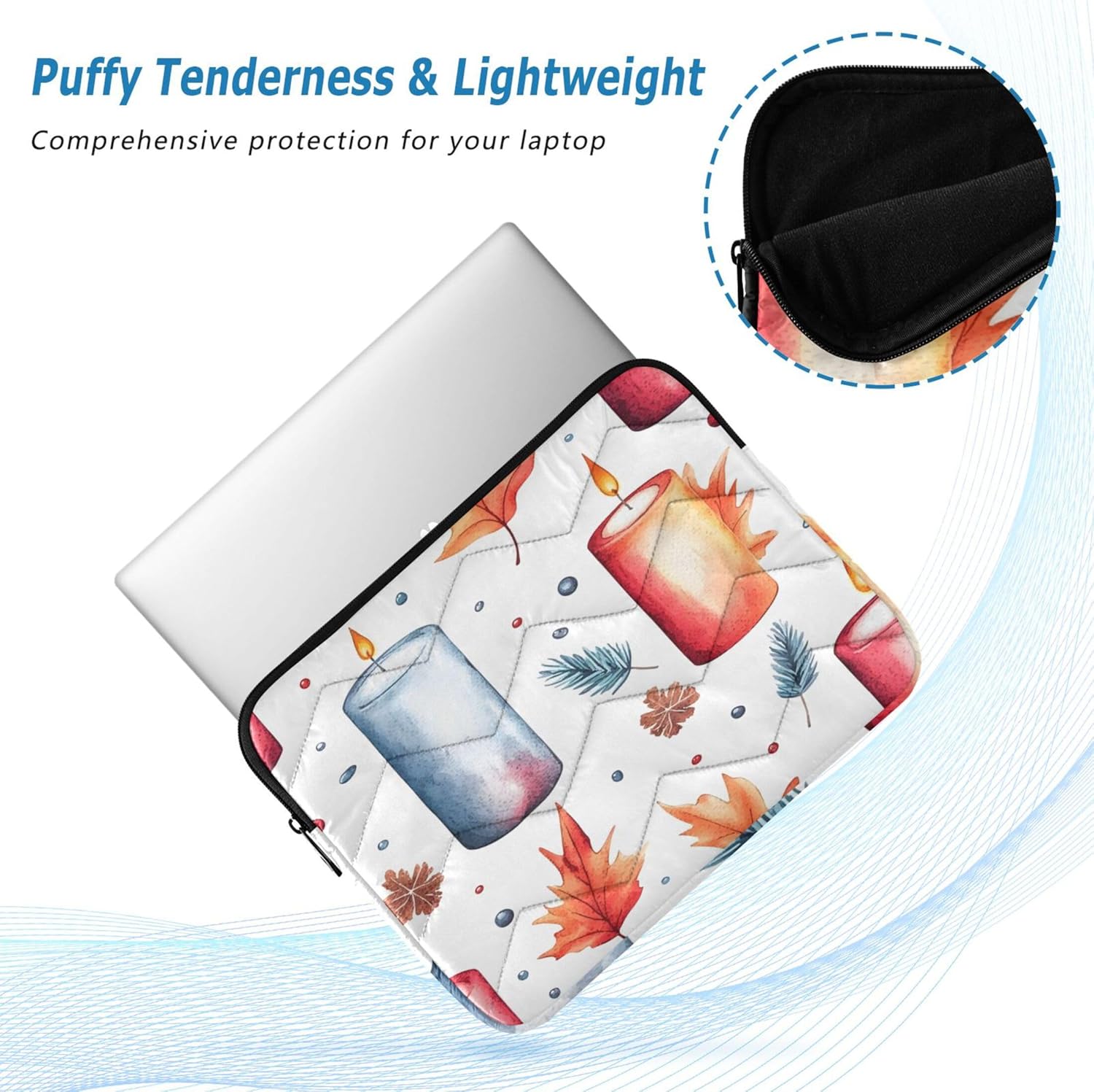 Qilmy Shockproof Laptop Sleeve with 5-Layer Protection