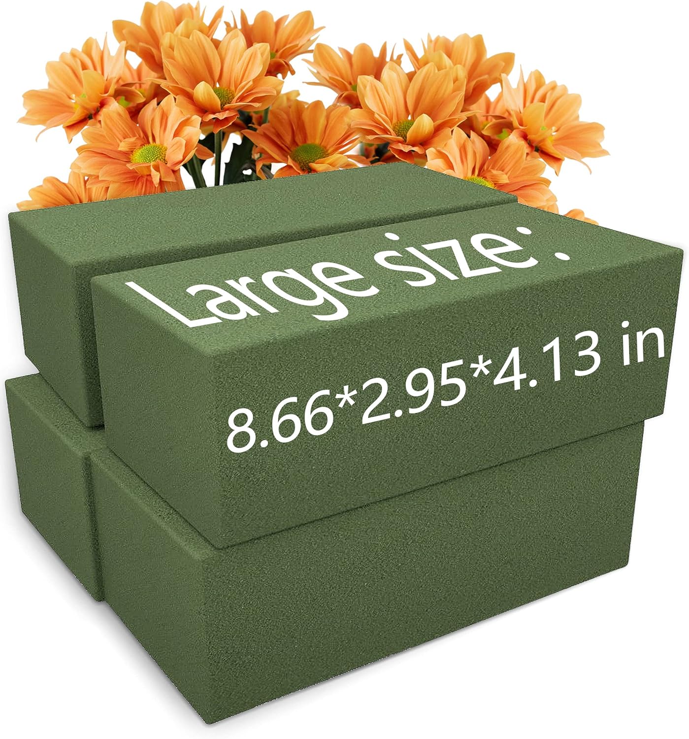Max Shape Large Floral Foam Blocks 9 Inch 4 Pcs Set