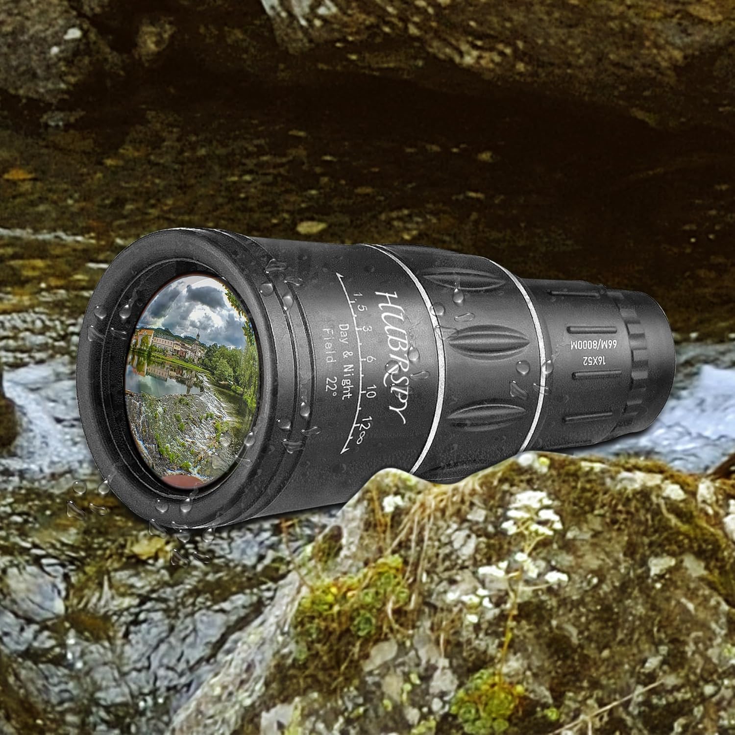 Portable High Power Monocular Telescope for Adults and Kids