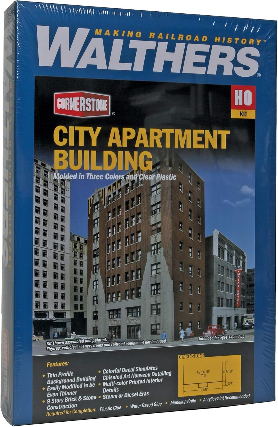 City Apartment Building - Train Collectible Kit