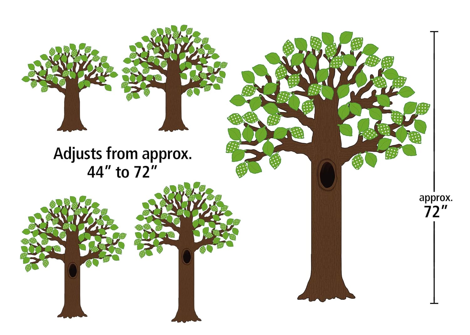 TCR5435 Big Tree Bulletin Board 7 Panels