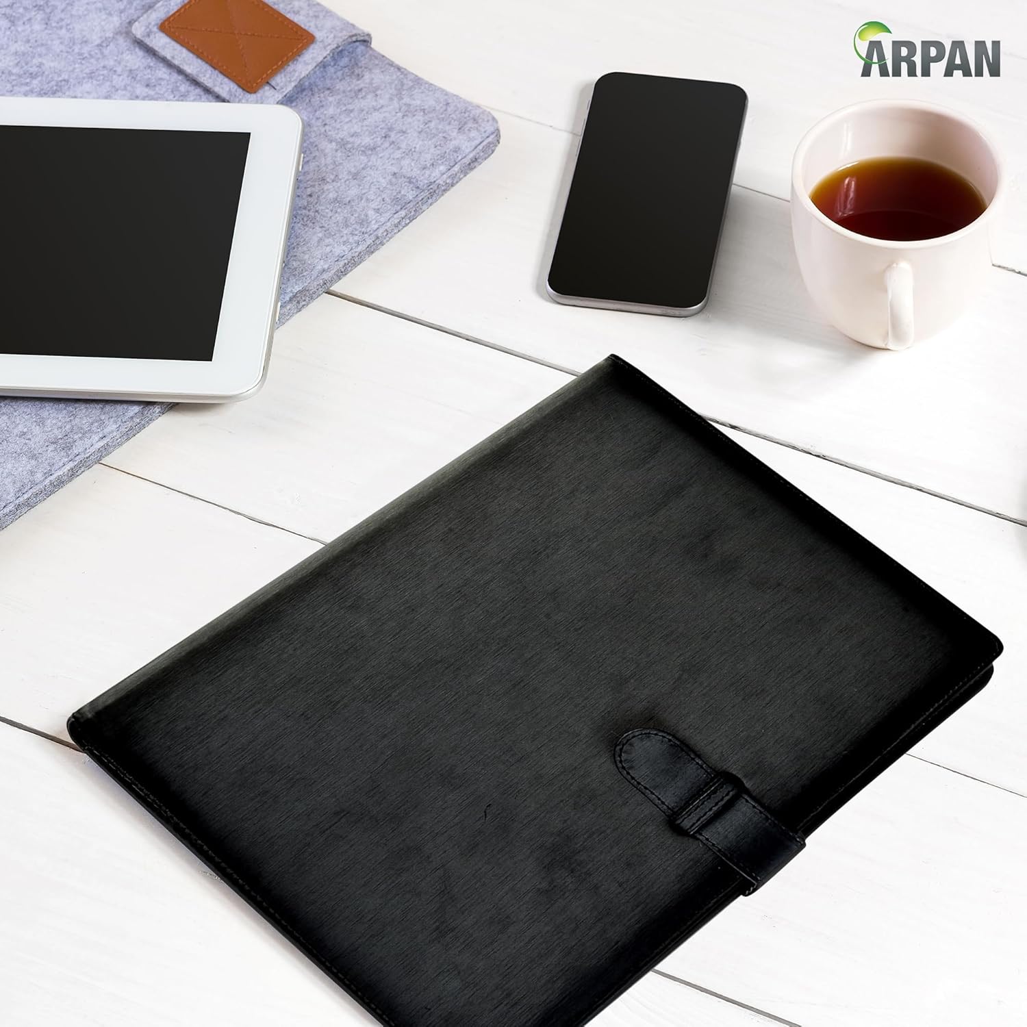 A4 Professional Display Book with 36 Pockets and Closure Belt
