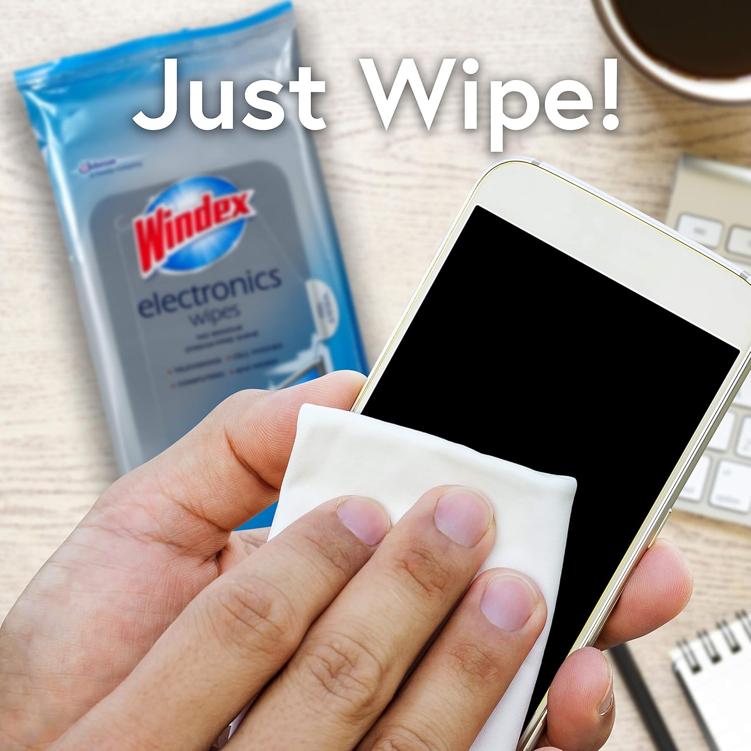 Windex Electronic Cleaning Wipes 25 Count