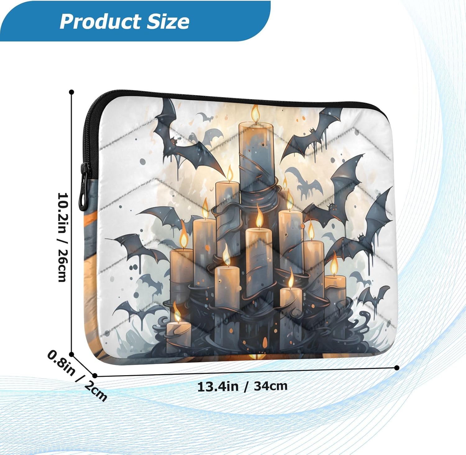 KUEJOP Halloween 13-14 Inch Laptop Sleeve Case