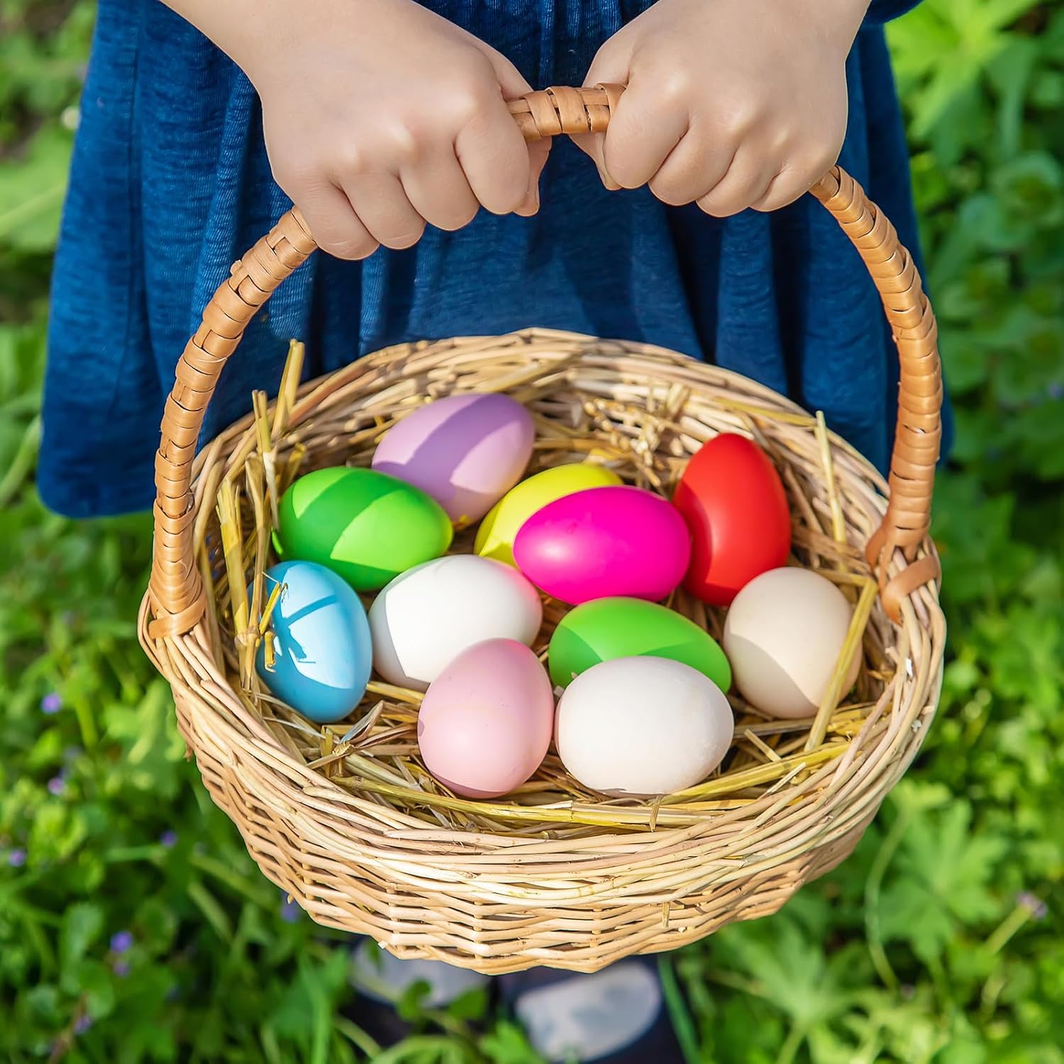 Gresorth 8 PCS Artificial Easter Eggs Decoration