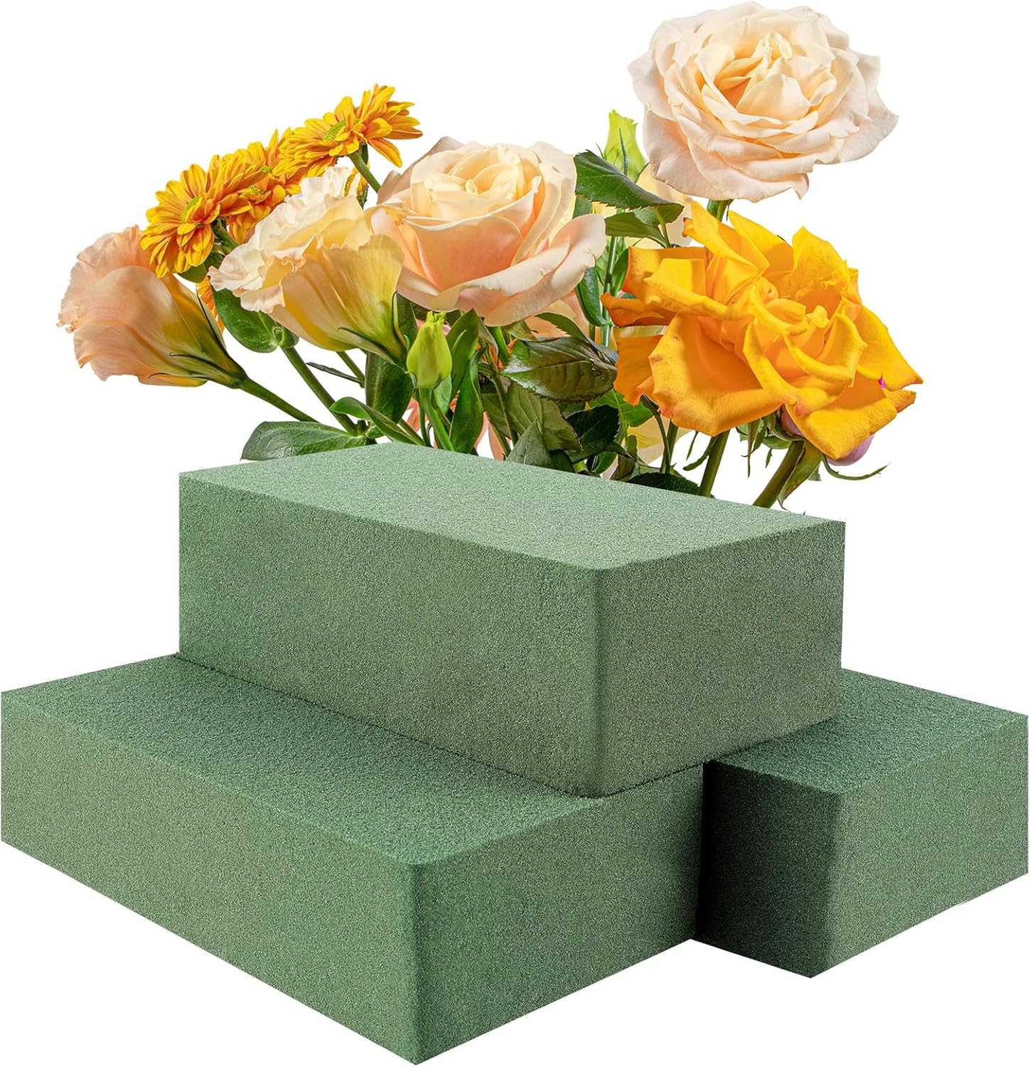 3PCS Floral Foam Blocks for Fresh and Artificial Flower Arrangements