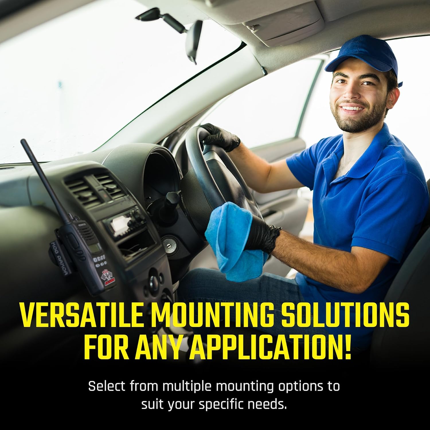 Mob Armor Rad Mount - Magnetic Car Mount for Radios