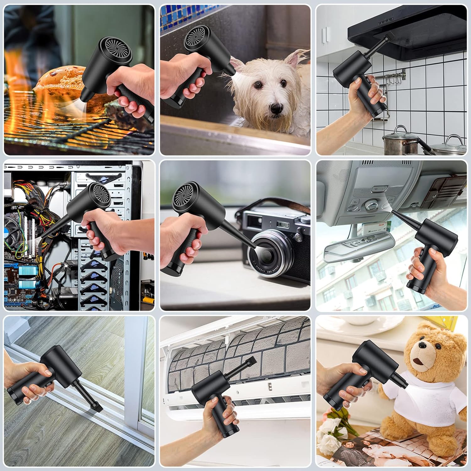 Zarimi Electric Air Duster Keyboard Cleaner with 7600mAh Battery