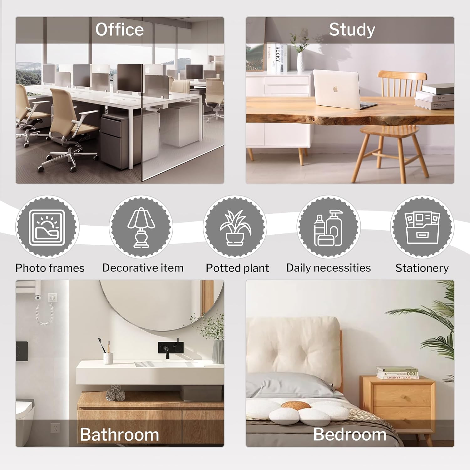 Jerry Maggie Adjustable Desktop Storage Shelf
