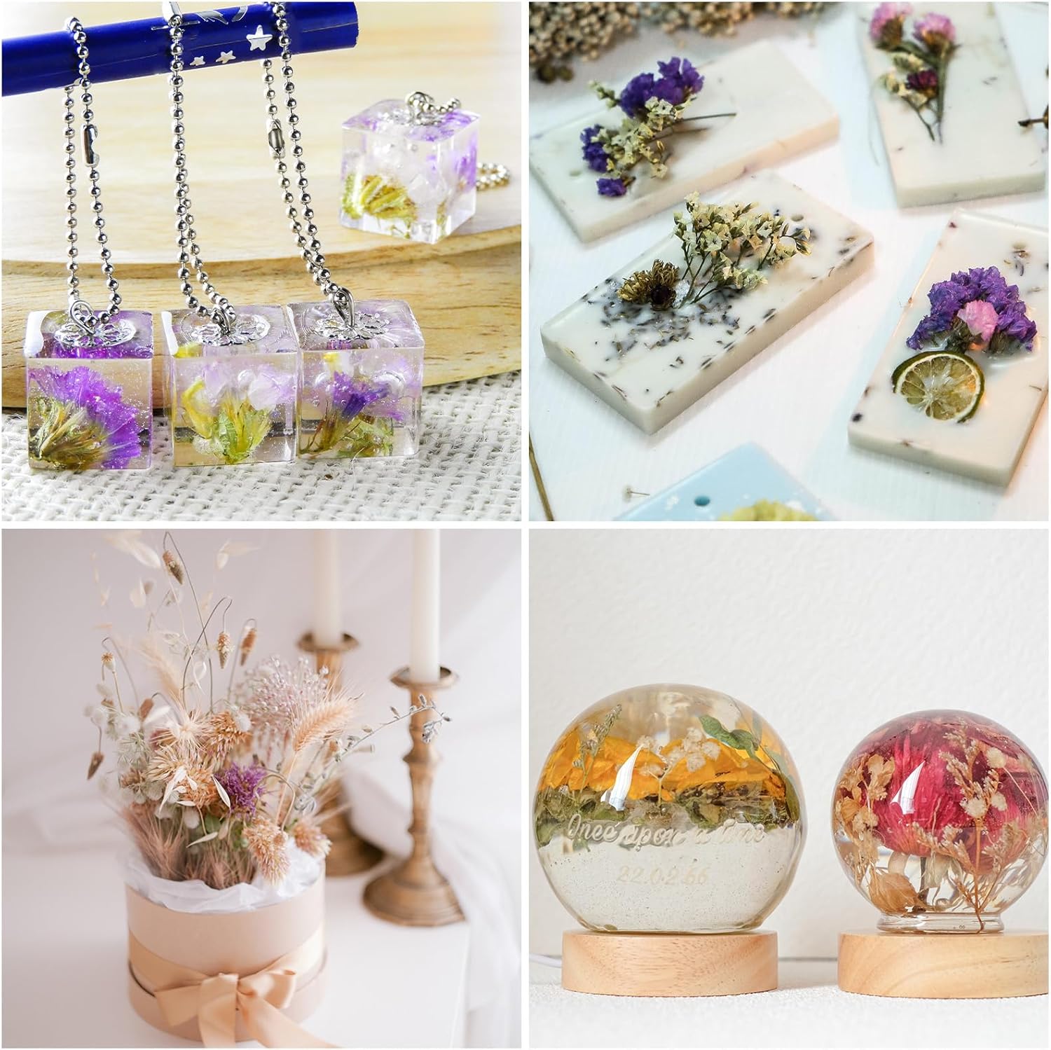 PATIKIL Dried Flowers for Crafting and DIY Projects