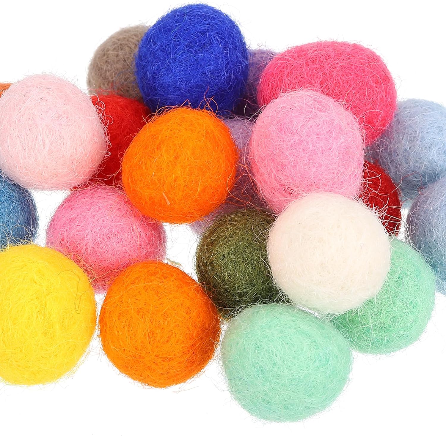 PATIKIL Wool Felt Balls Black 15cm Pack of 20