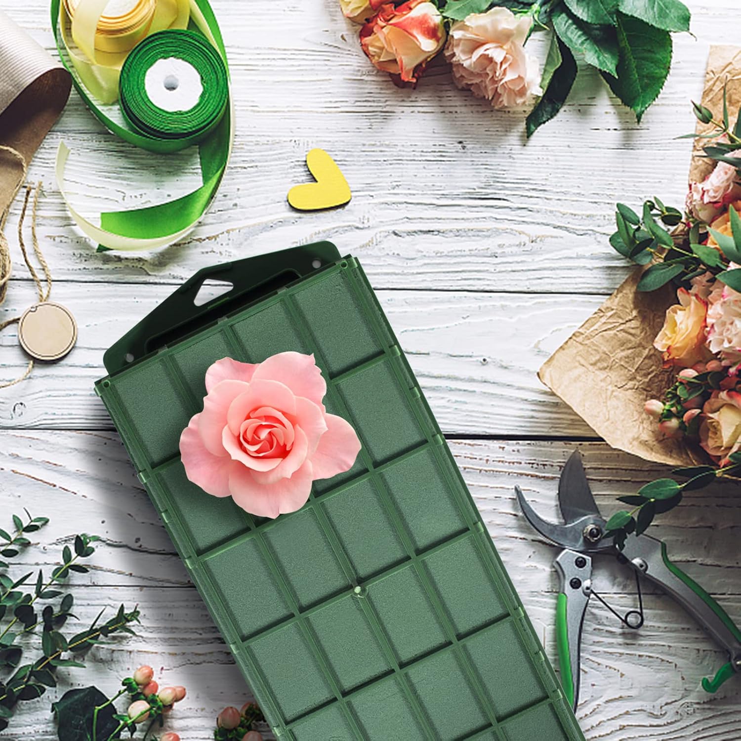 2 Pcs Floral Foam Cage for Fresh and Artificial Flowers