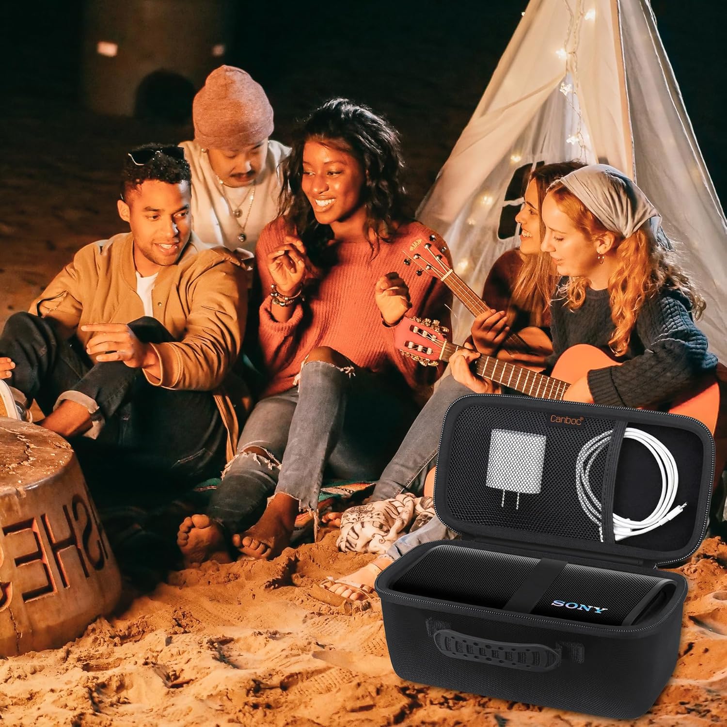 Canboc ULT Field 3 Speaker Carrying Case Black