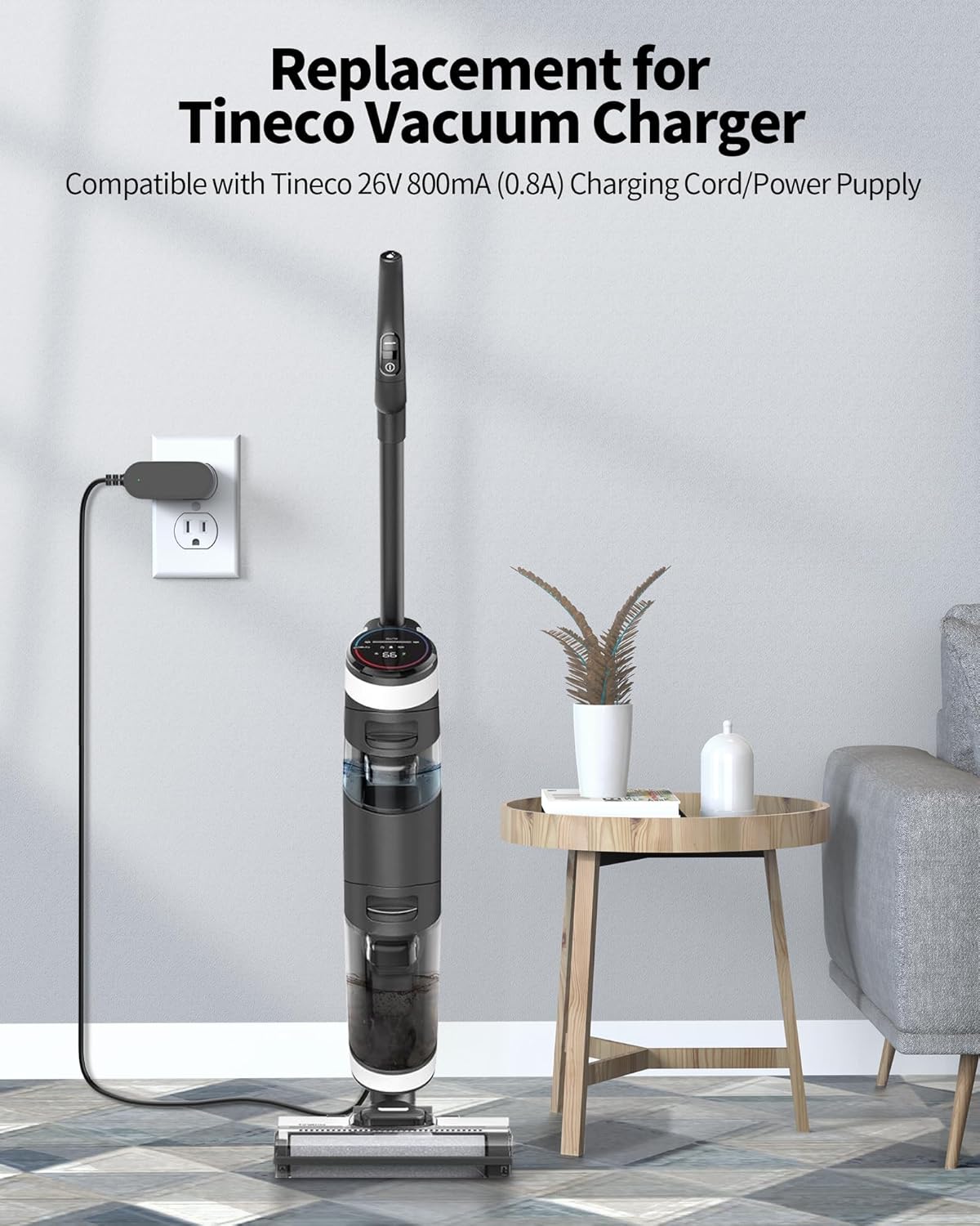 VHBW 26V Charger Replacement for TINECO Cordless Vacuums