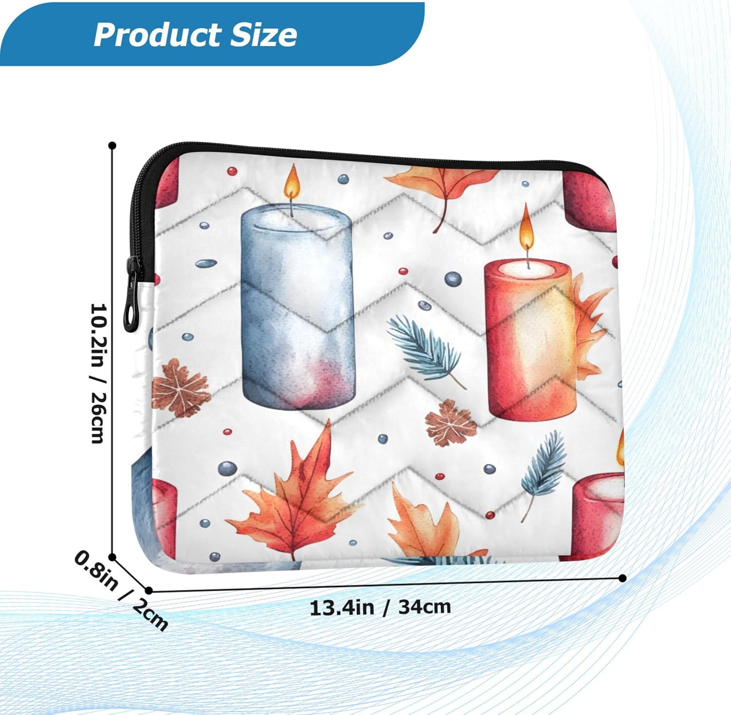 Qilmy Shockproof Laptop Sleeve with 5-Layer Protection