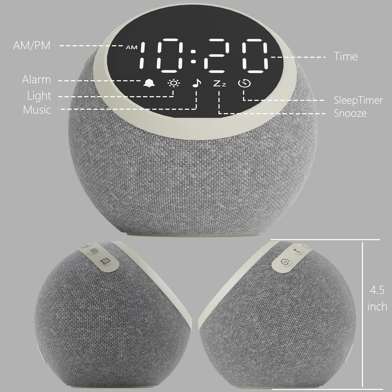 JALL Sound Machine with 25 Soothing Sounds and 5W Speaker