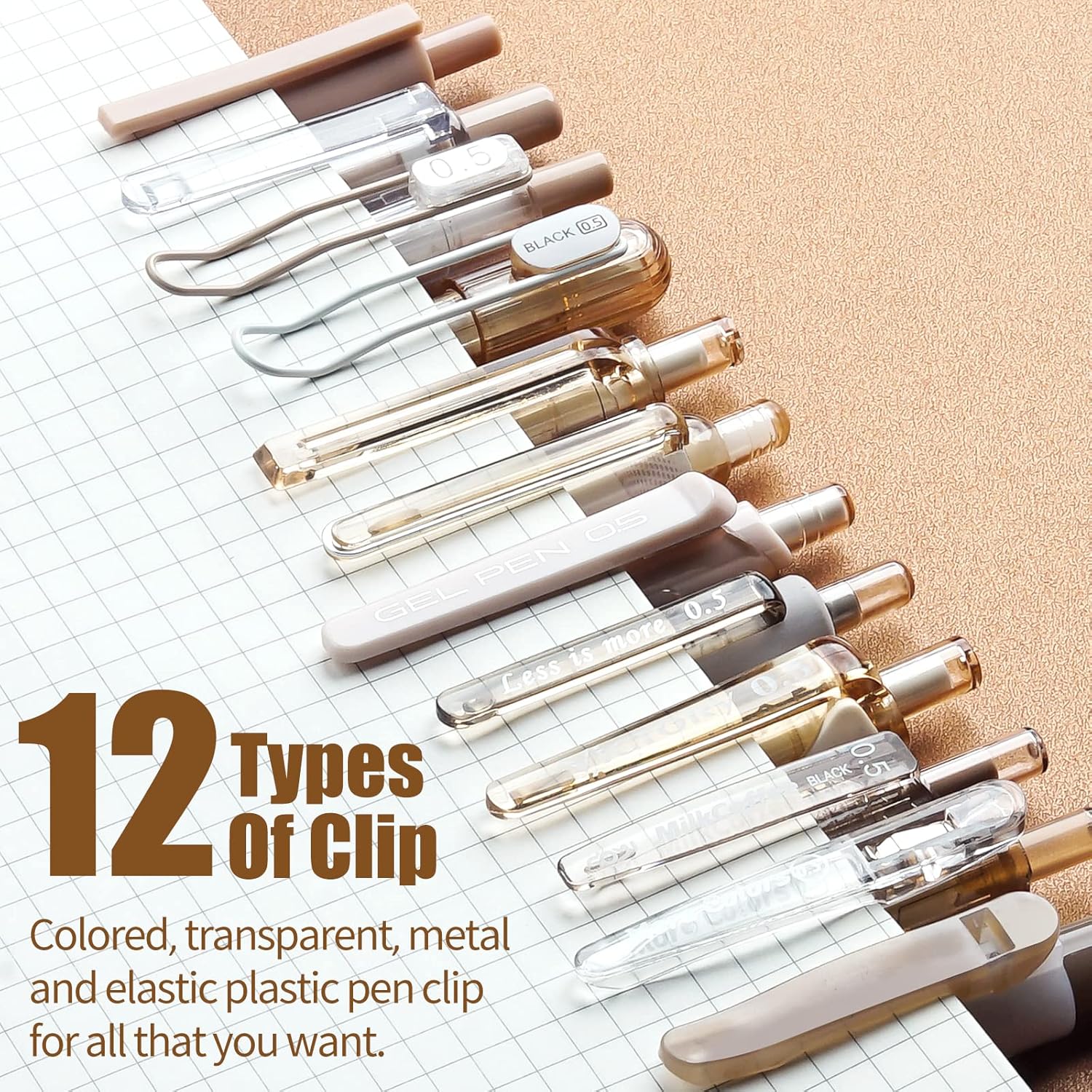 Four Candies Moor Series Gel Pens Set of 12