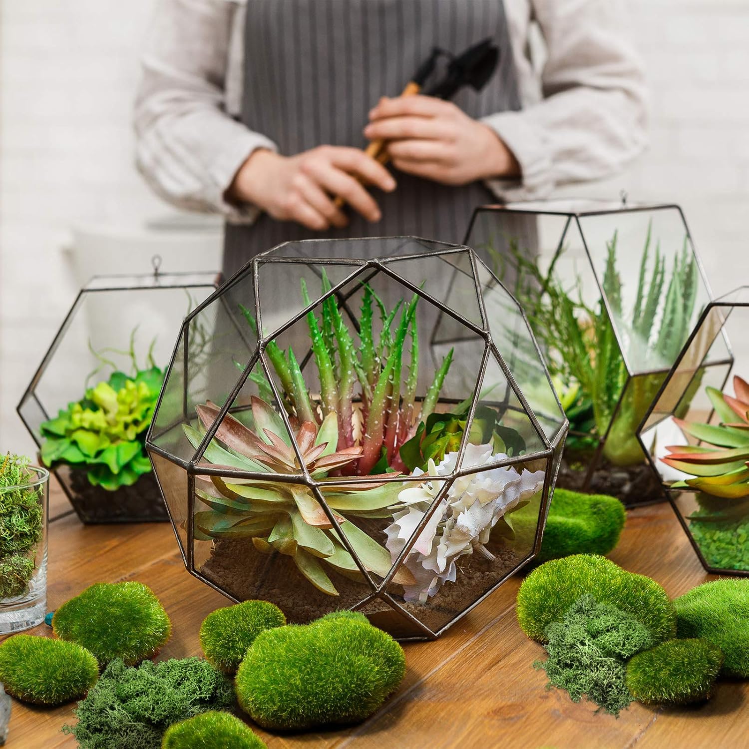 Chuangdi 20 Piece Artificial Moss Rock Decor Set