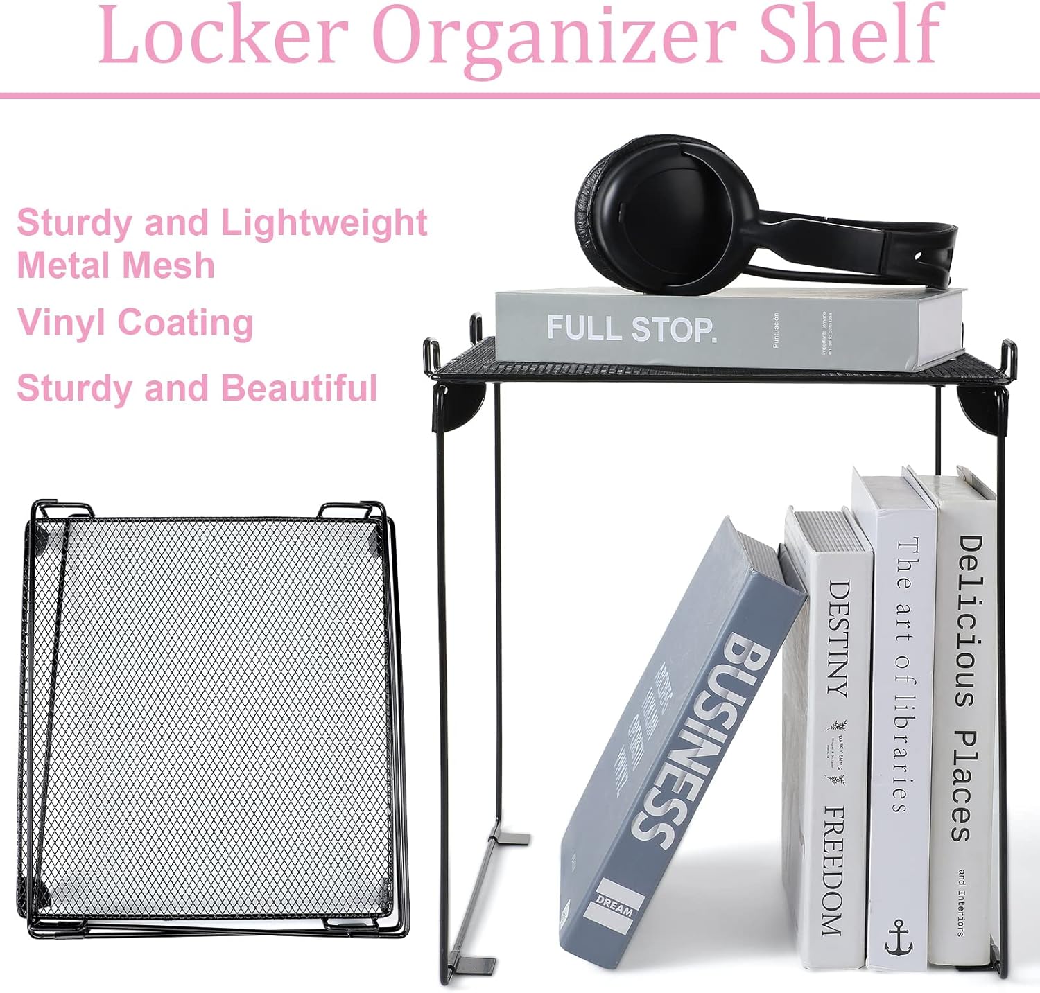 Colarr 17 Pcs Locker Organizer and Decor Kit