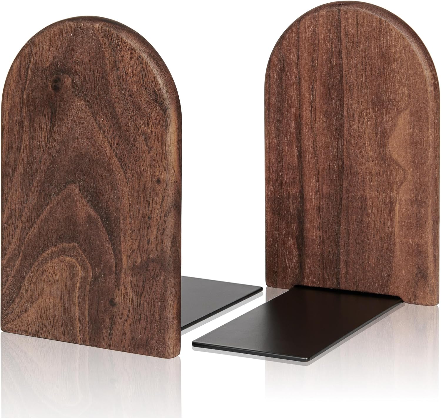 Wood Bookends Universal Economy Bookend Set