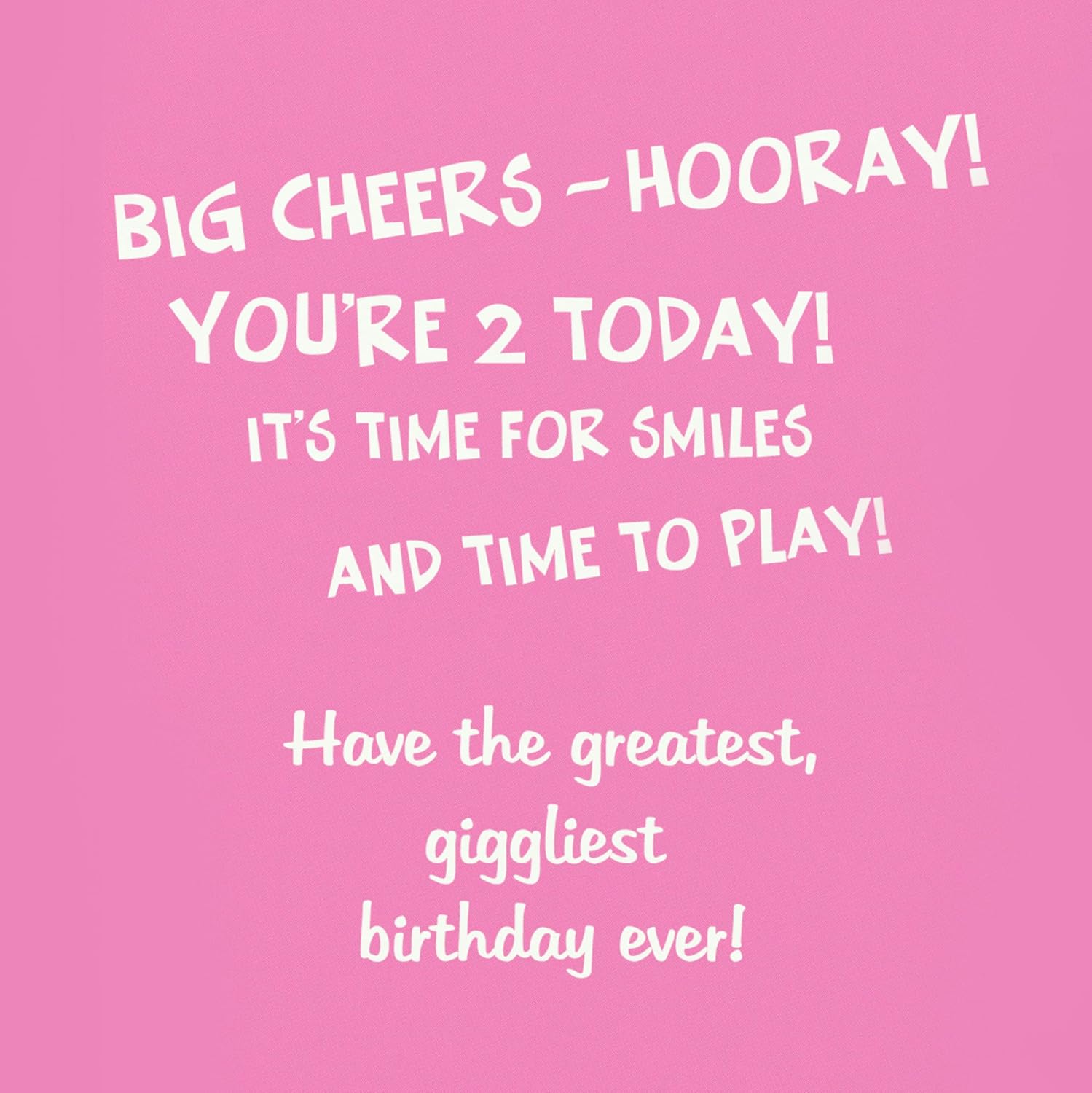 American Greetings 2nd Birthday Card for Girl Minnie Mouse