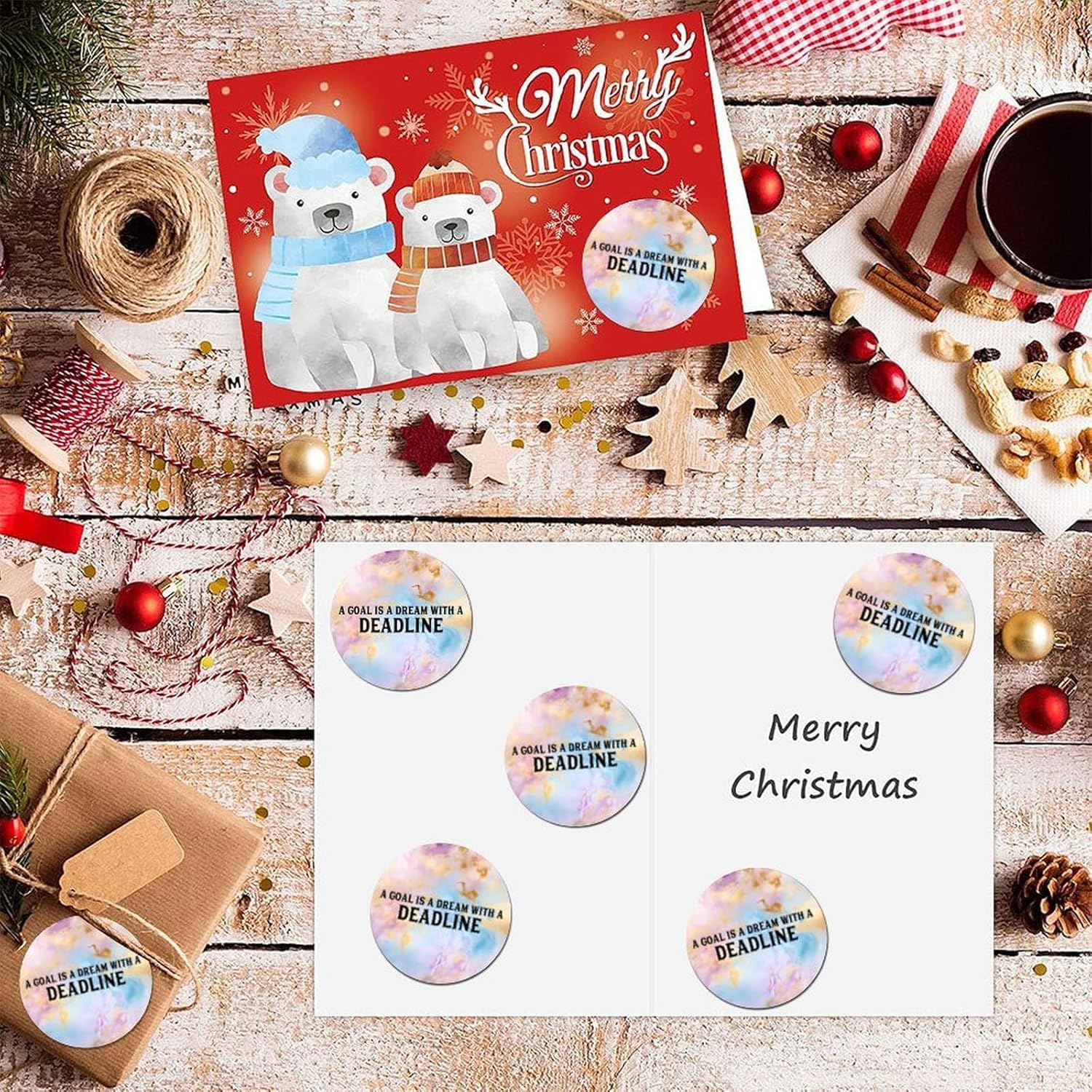 4in Round Label Stickers 100pcs for Boxes Jars Bottles Phones and Envelopes