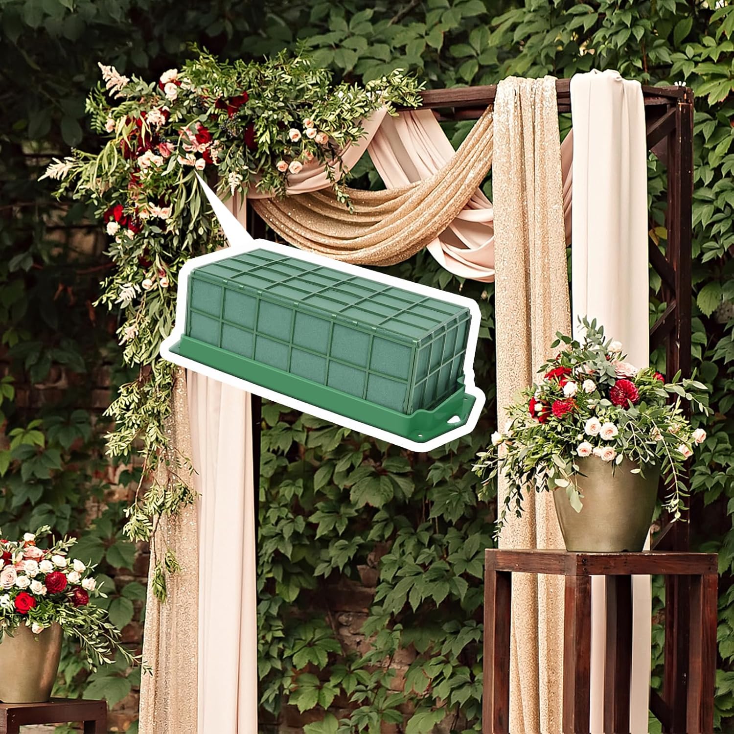 YOMUME Floral Foam Cage 2 Pack for Arrangements