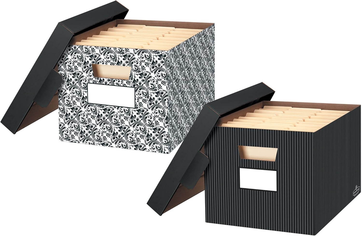 Bankers Box Decorative Storage Boxes 4 Pack