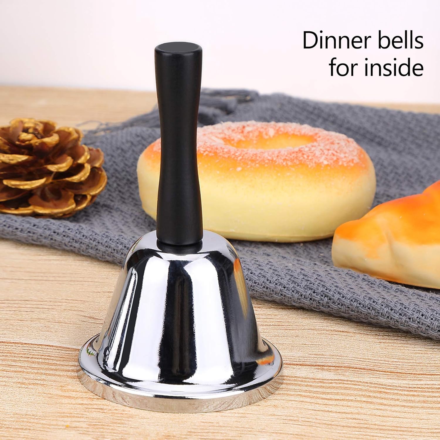 MROCO Loud Hand Bell for Classroom and Alarm