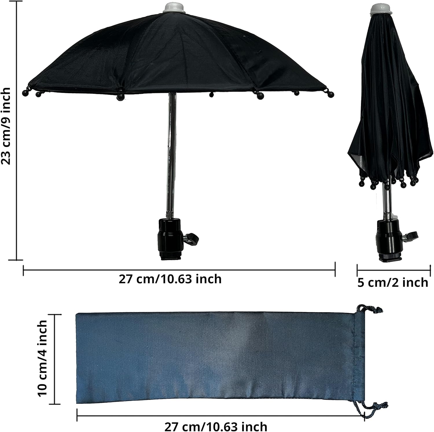 BelTech Hot Shoe Umbrella for Camera Protection