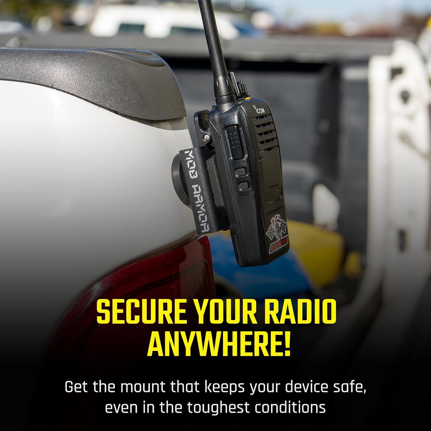 Mob Armor Rad Mount - Magnetic Car Mount for Radios