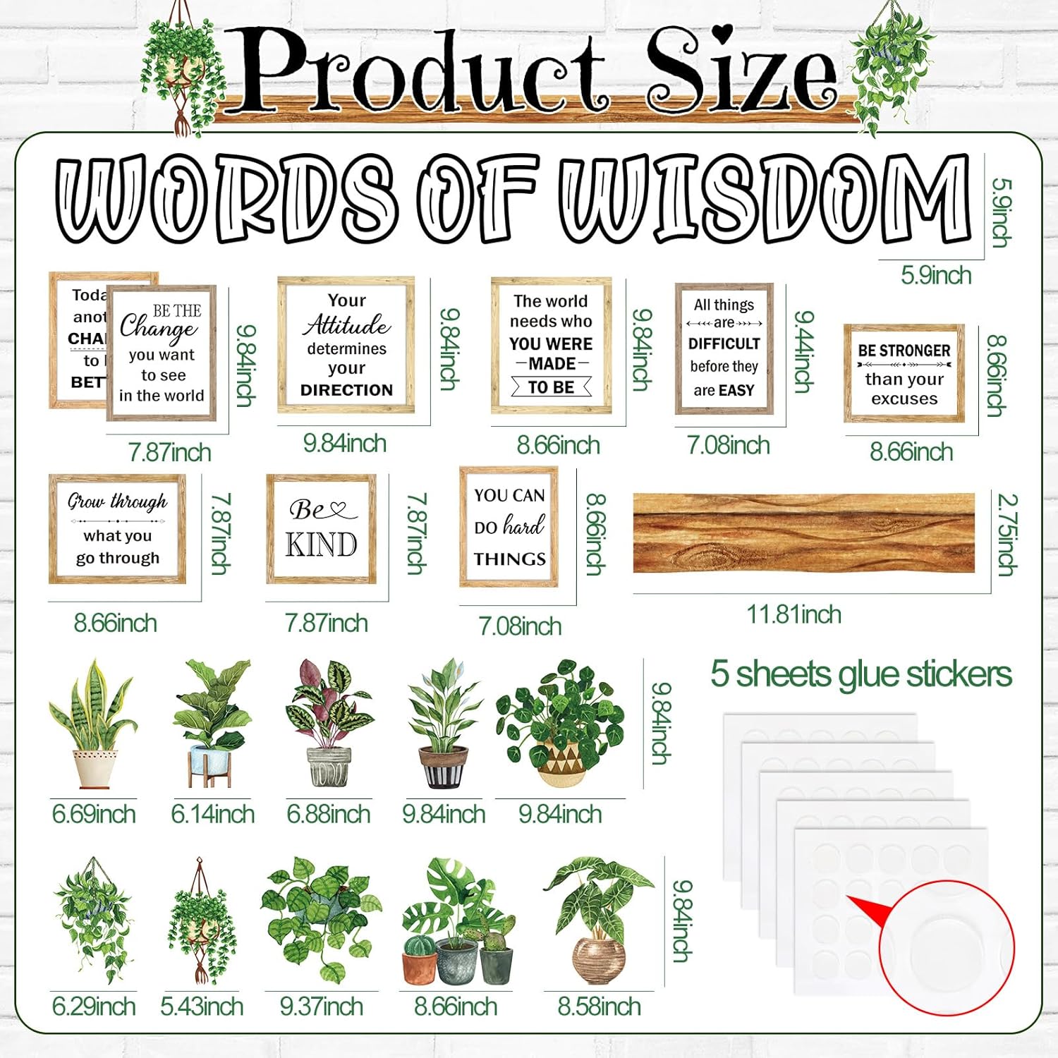 Qilery Bookshelf Bulletin Board Set for Classroom Decor