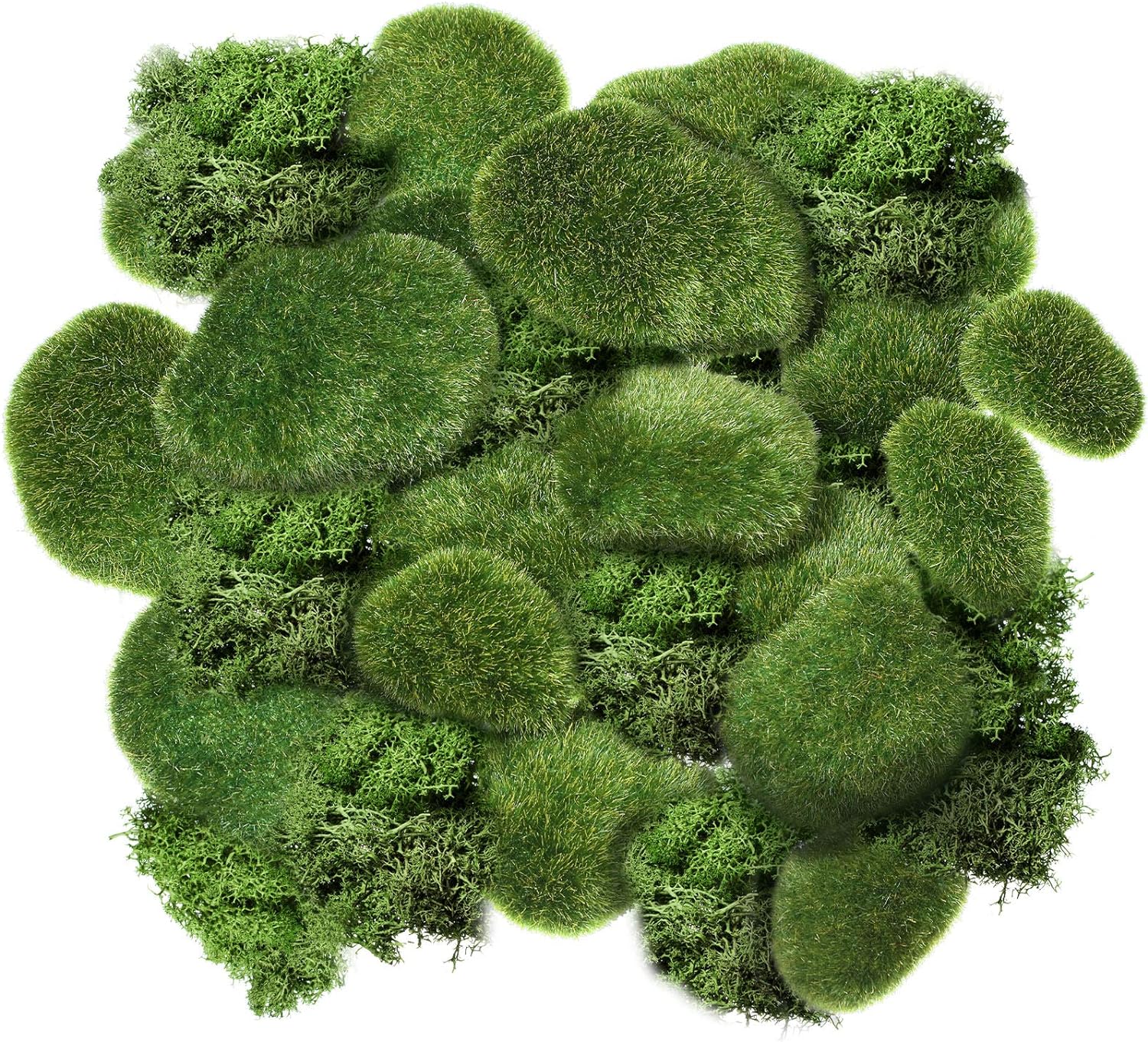 Chuangdi 20 Piece Artificial Moss Rock Decor Set