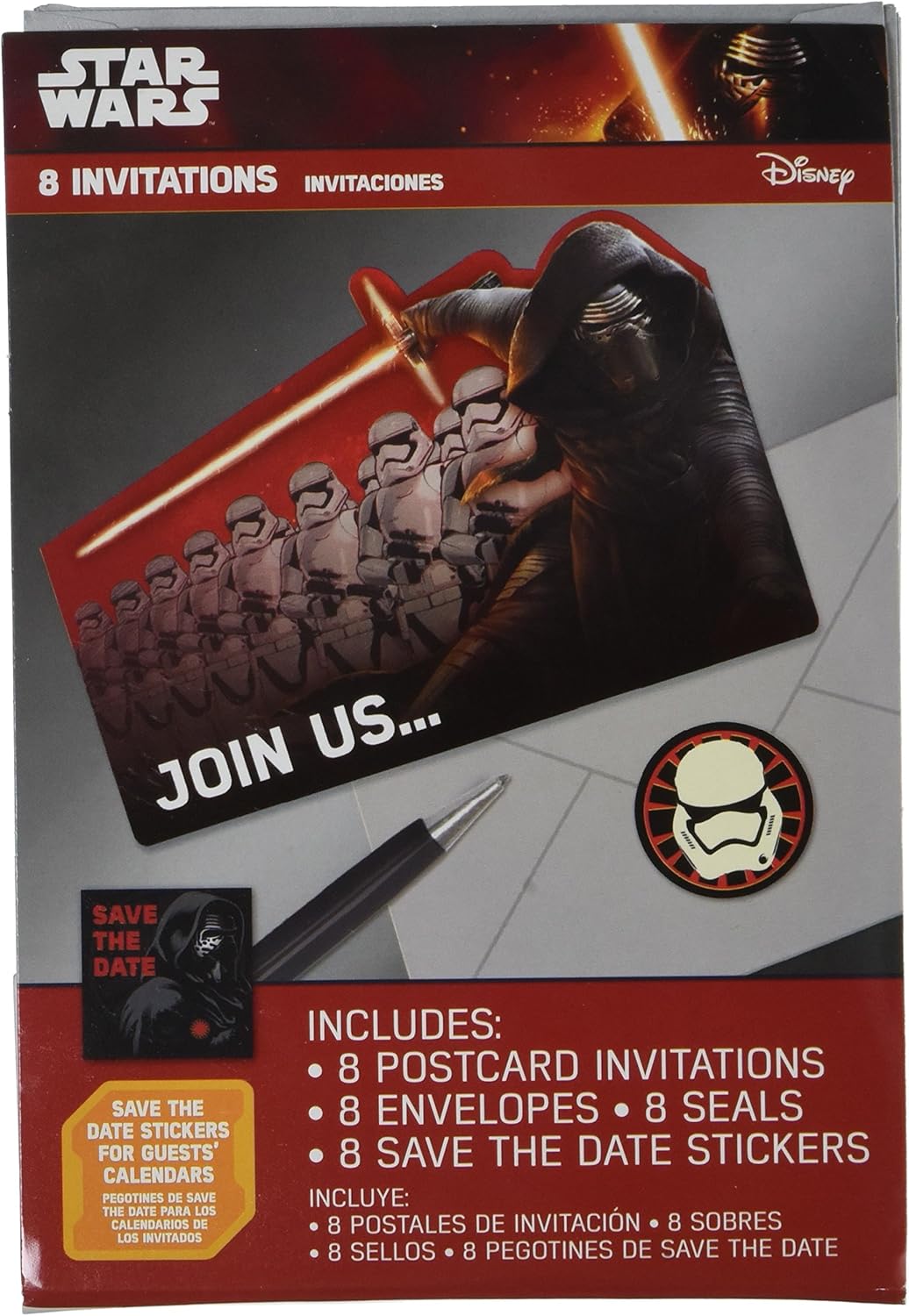 Star Wars Episode VII Postcard Invite Set