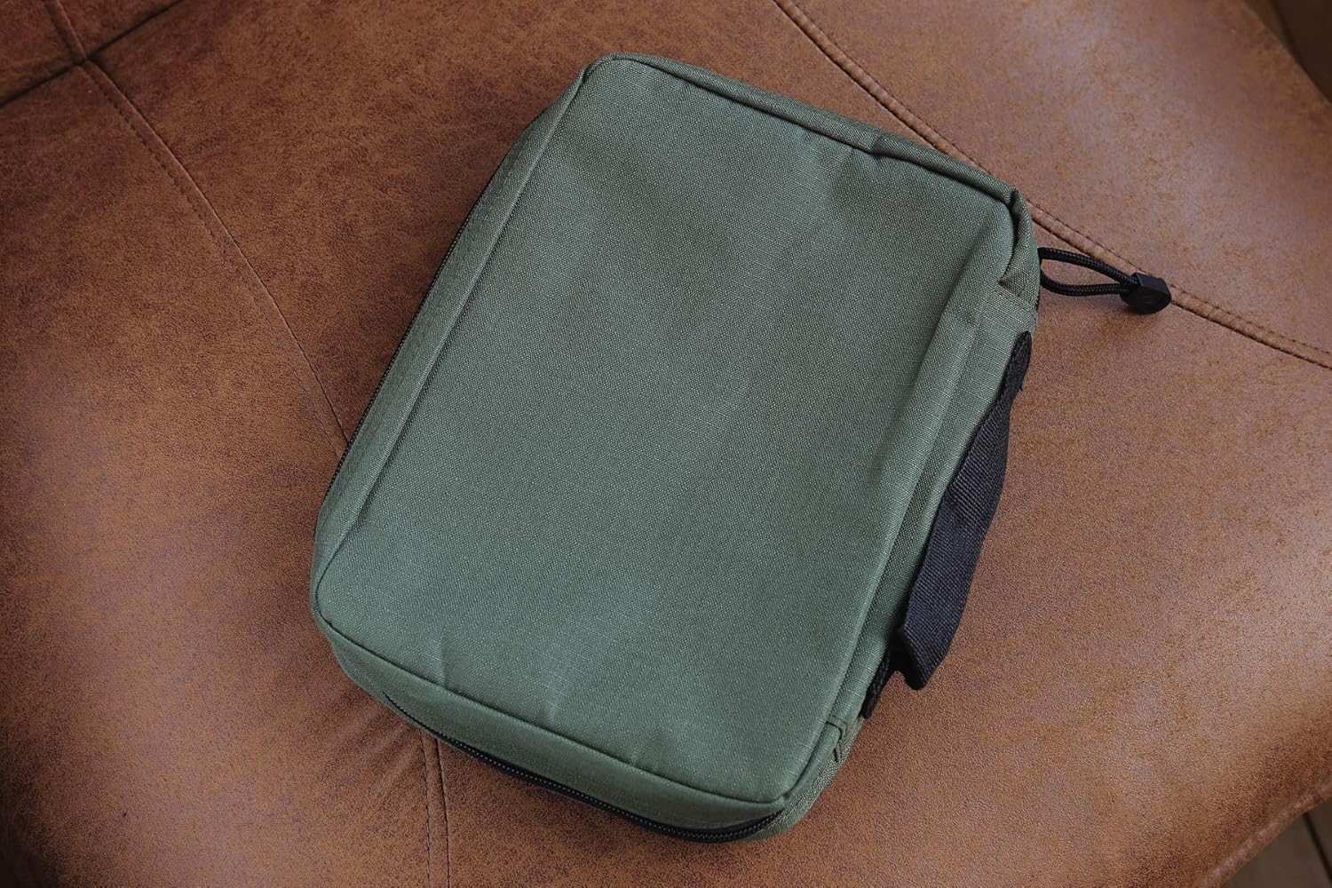 Compass Bible Cover with Zipper and Handle