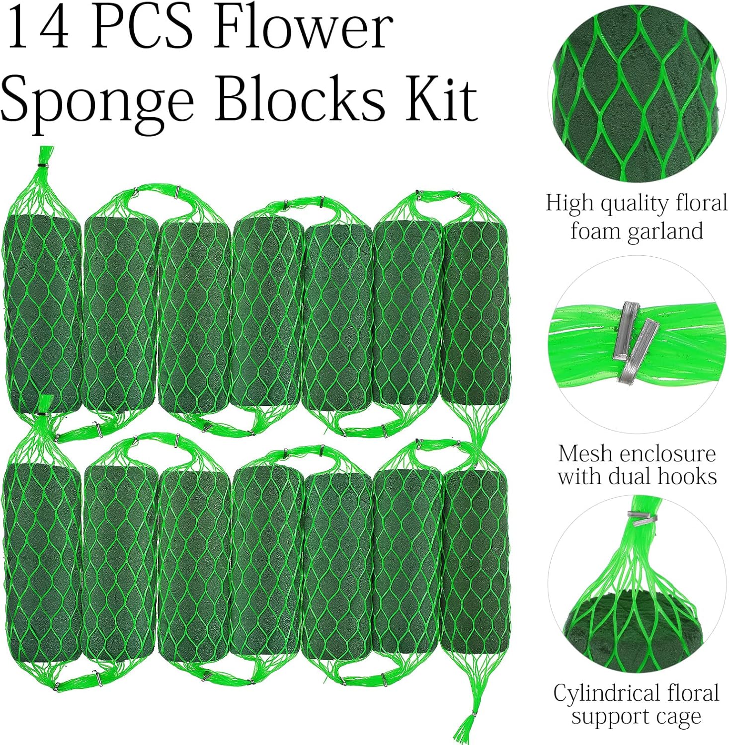 92ft Floral Foam Garland Kit 14Pcs