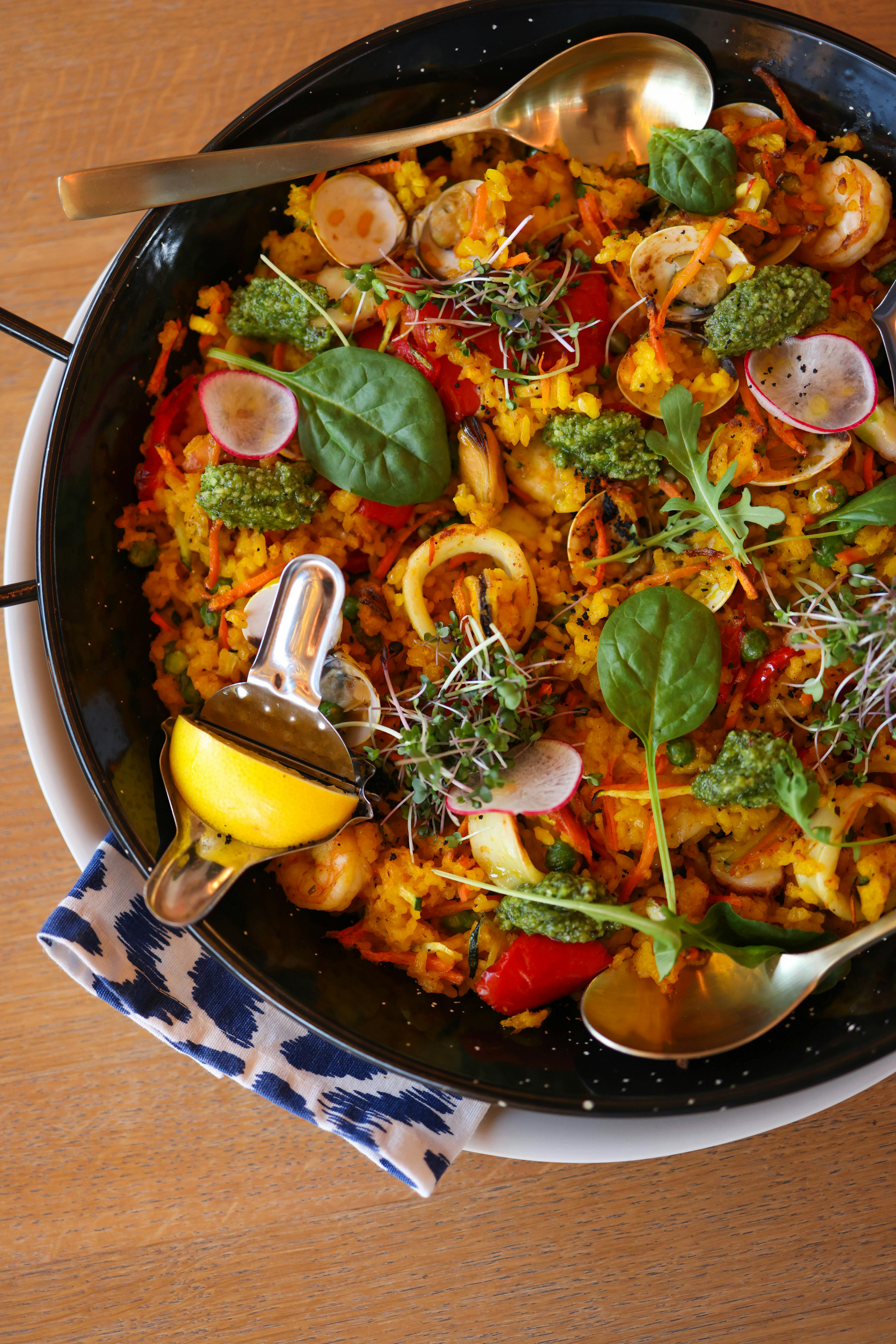 Spanish Sunset Paella Valenciana
